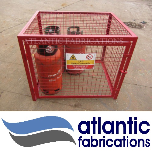 GAS CYLINDER Security Cage Propane 6 x 19kg BOTTLE 1100w x 900h  x 850d 
