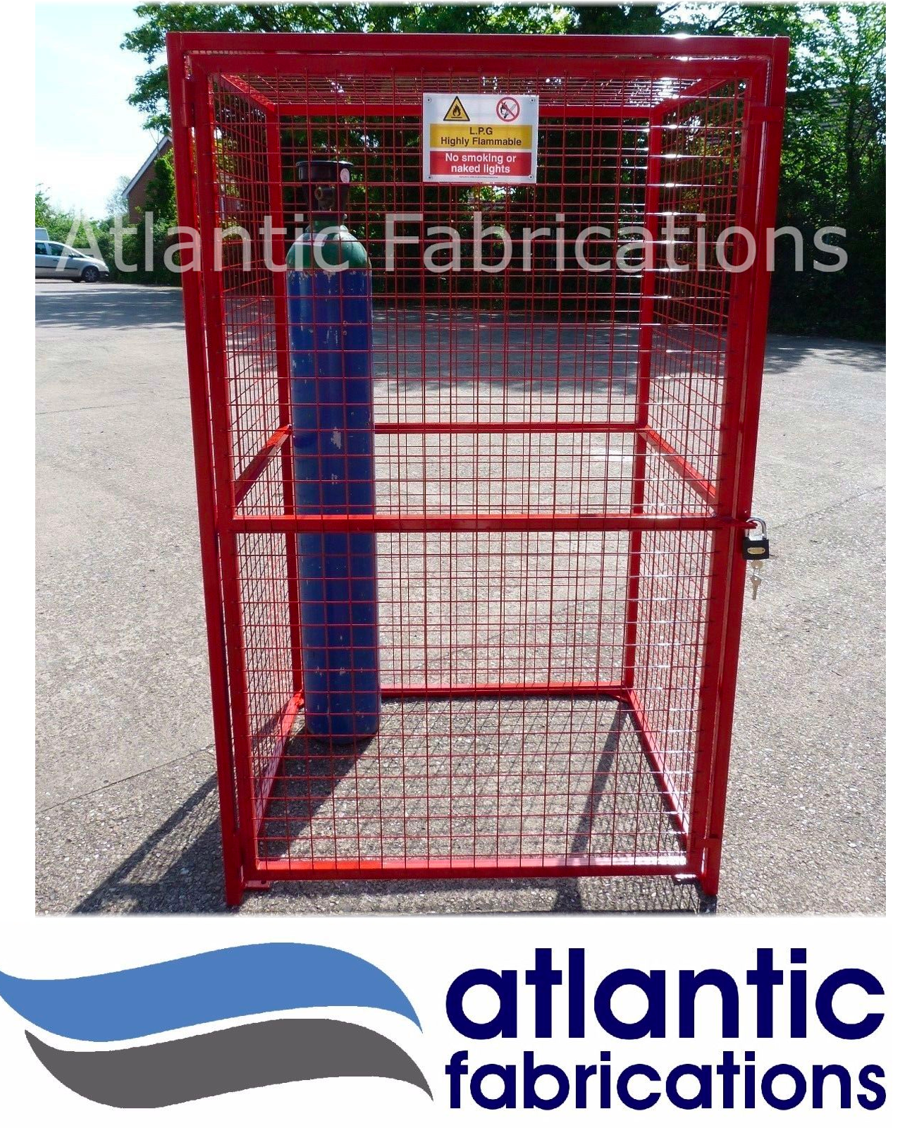 Atlantic Steel Gas Bottle Security Cages